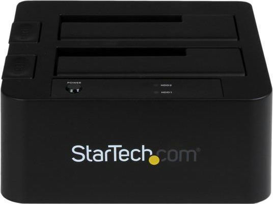 StarTech Докинг Станция за 2 Твърди Диска SATA 2.5" / 3.5" с Връзка USB 3.0 / eSATA (SDOCK2U33EB)