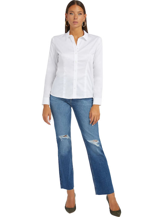 Women's Long Sleeve Shirt White