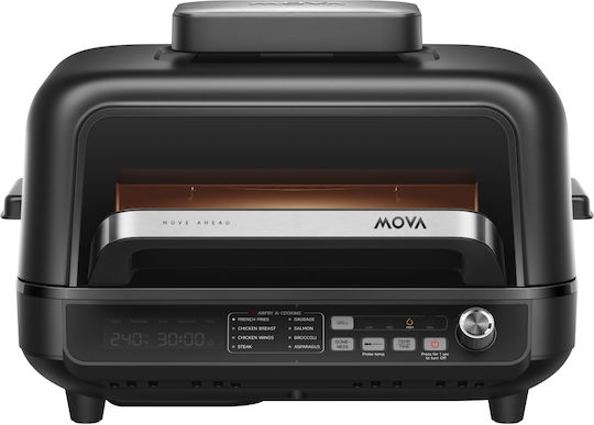 Mova Ηλεκτρικό Grill 1750W Μαύρο