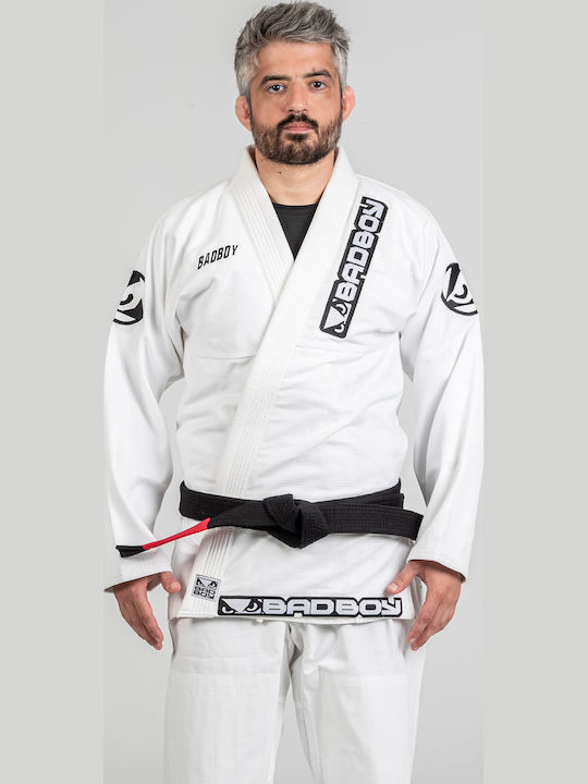 Bad Boy Ανδρική Στολή Brazilian Jiu Jitsu Λευκή