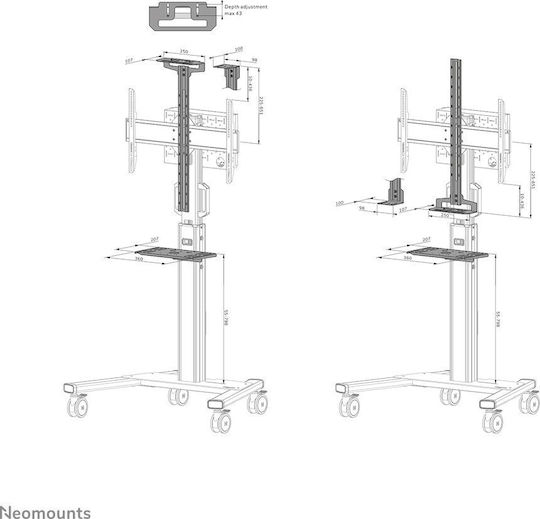 Neomounts S55249952 Замяна Телевизор