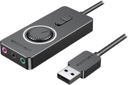 Vention Εξωτερική USB Κάρτα Ήχου 2.0 CDRBD