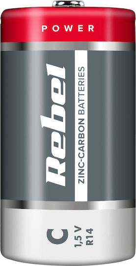 Rebel Zink-Batterien Zink C 1.5V 2Stück