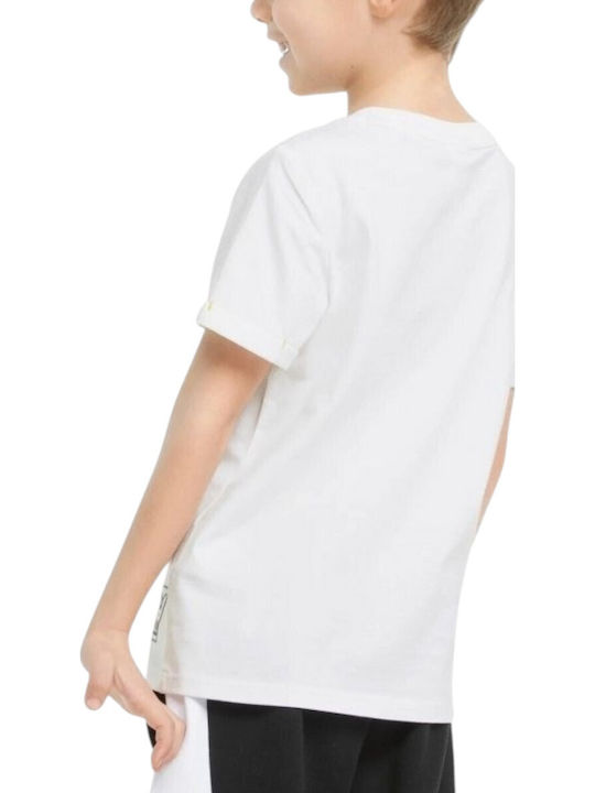 Kinder-T-Shirt Weiß Smiley World