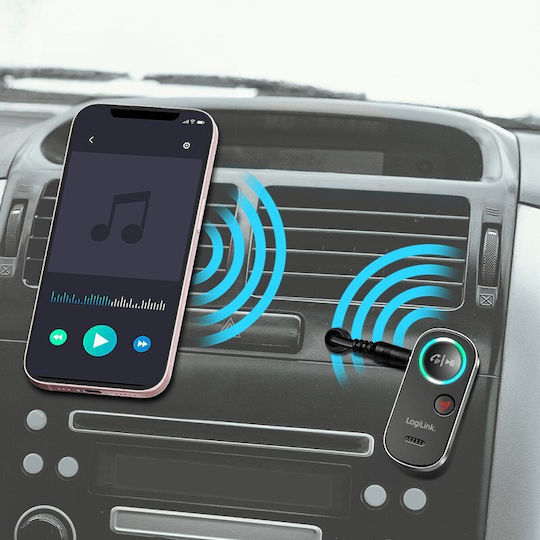 Bluetooth приемник Logilink 5.4 3D-аудио Черен