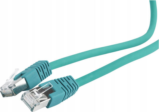 Gembird S/FTP Cat.6a (Gigabit) Καλώδιο Δικτύου Ethernet 15m Πράσινο