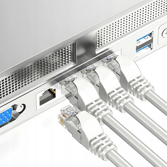 Montis U/UTP Cat.5e (Gigabit) Cablu De Rețea Ethernet 5m Alb