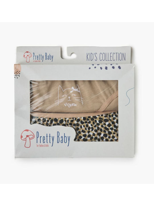 Pretty Baby Kinder-Set mit Slips Cream-Animal (Cream-Animal) 2Stück