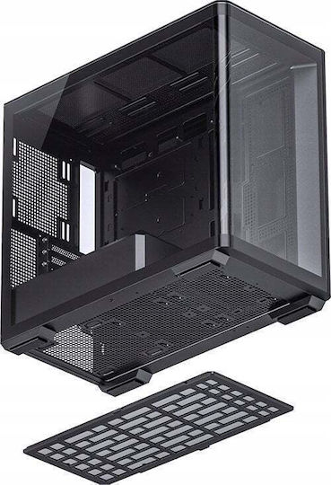 Jonsbo D300 Gaming Midi Tower Computer Case with Side Window Black