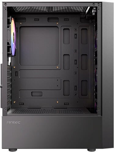 Antec AX27 RGB Gaming Midi Tower Κουτί Υπολογιστή με Πλαϊνό Παράθυρο Μαύρο