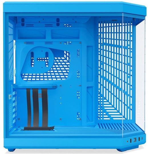 HYTE Y70 Gaming Midi Tower Κουτί Υπολογιστή με Πλαϊνό Παράθυρο Blueberry Milk