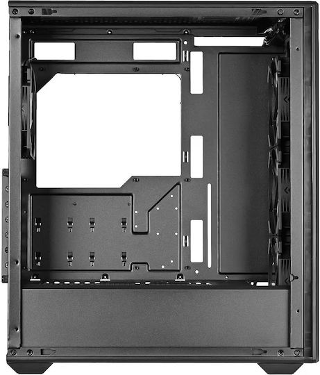 Silverstone FARA 515XR Gaming Midi Tower Κουτί Υπολογιστή με Πλαϊνό Παράθυρο Μαύρο