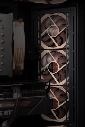 Noctua NF-A12x25 G2 PWM Sx2-PP Ventilator Carcasă 120mm (1800rpm) Fără Iluminare LED și Conexiune 4-Pin Maro