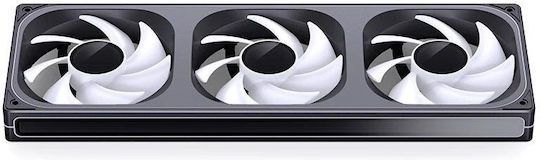 Jonsbo ZB-360B Case Fan 123mm 2400rpm 65.26cfm with ARGB Lighting and 4-Pin PWM Connection