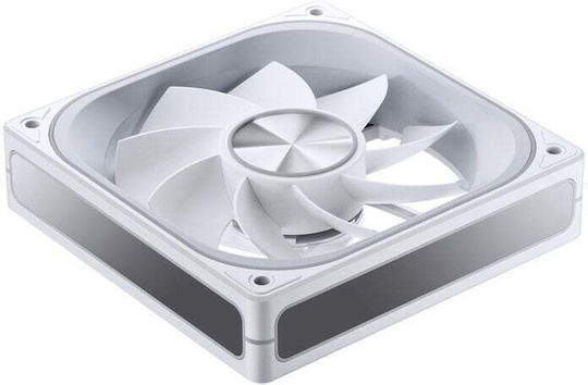 Jonsbo ZA-120WR Reverse Blade Case Fans 2400rpm with ARGB Lighting and 4-Pin PWM Connection White