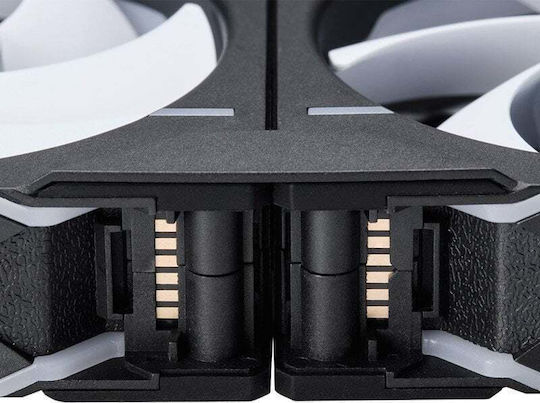 Phanteks PH-F120D30 Case Fan (2000rpm / 61.5cfm) με RGB Φωτισμό και Σύνδεση 4-Pin PWM Regular Black