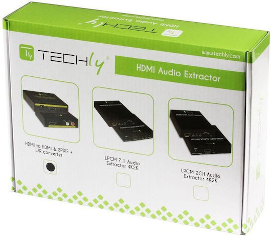 Techly Converter HDMI / Toslink / RCA male to HDMI / Toslink / RCA female 1pcs 025732