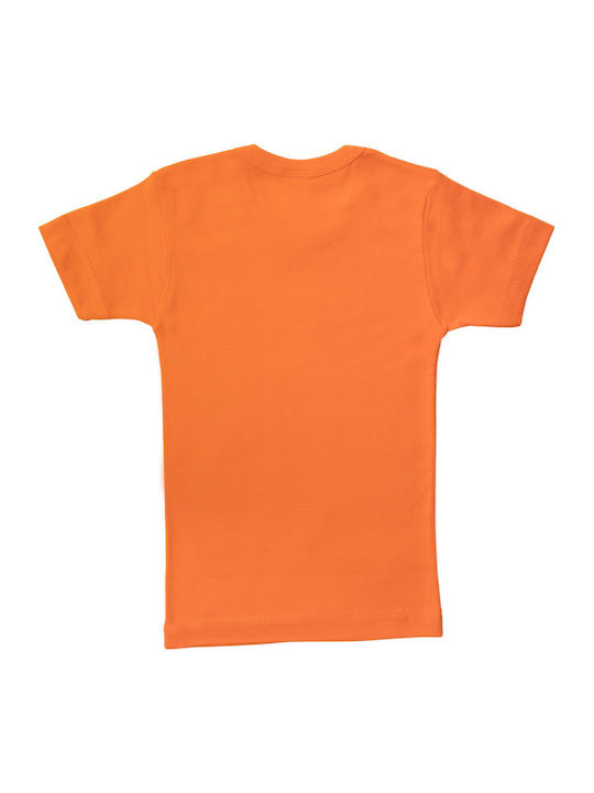 Nina Club Kids Undershirt Short-sleeved Orange