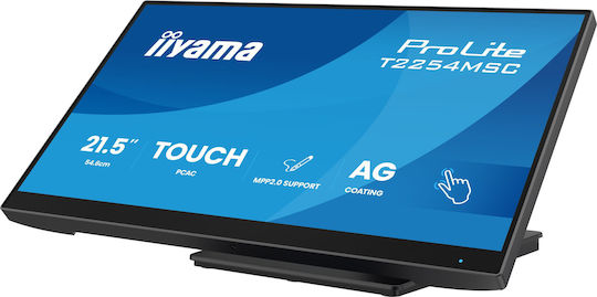 Iiyama T2254MSC-B2AG IPS Touch Monitor 22" FHD 1920x1080 with Response Time 4ms GTG
