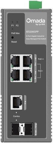 TP-LINK Omada Управляем Суич L2 PoE+ с 4 Порта Gigabit (1Gbps) Ethernet и 2 SFP Порта