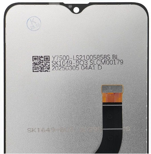 OG Οθόνη mit Touch-Mechanismus für Samsung A20S A207F/A207M (Schwarz)