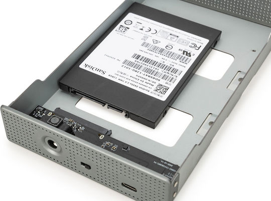 Digitus Θήκη για Σκληρό Δίσκο 3.5" SATA III με σύνδεση Serial / USB 3.0 σε Γκρι χρώμα