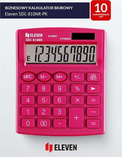 Eleven Liquids Calculator în Culoarea Roz 1buc