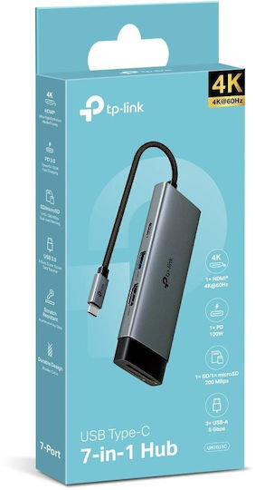 TP-LINK UH7021C USB-C Docking Station mit HDMI 4K PD Schwarz