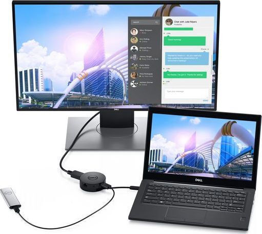 Dell DA300 USB-C / USB-A Docking Station με HDMI 4K PD Ethernet Μαύρο