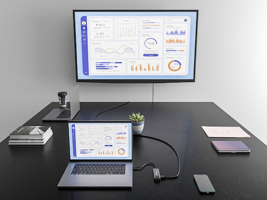 Equip USB-C Docking Station mit HDMI 4K PD Ethernet Gray (133489)