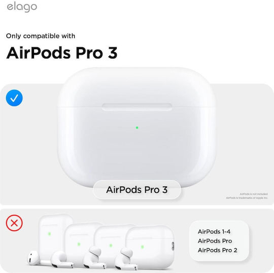 Elago Aw5 Hang Case Case Silicone in Gray color for Apple AirPods Pro 3
