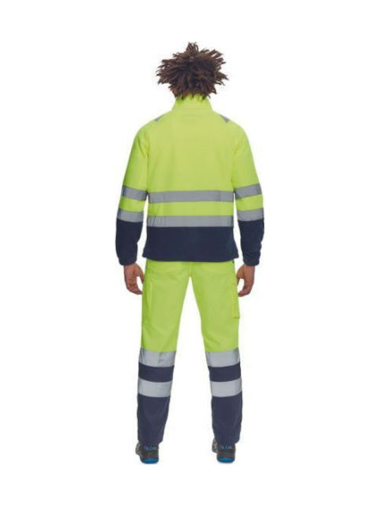 Cerva Ζακέτα Εργασίας Fleece Ανακλαστική Μπλε