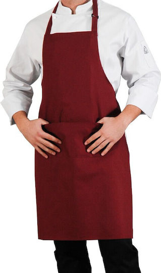 Tips Apron Full Body Burgundy