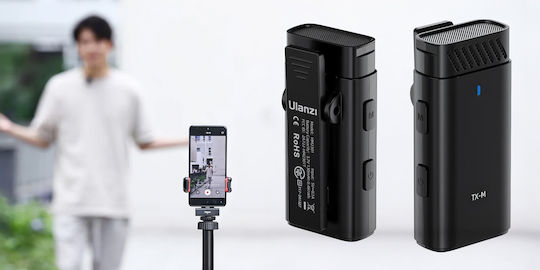 Ulanzi HM2301 Set Mikrofon Ausklappmenü für Handy