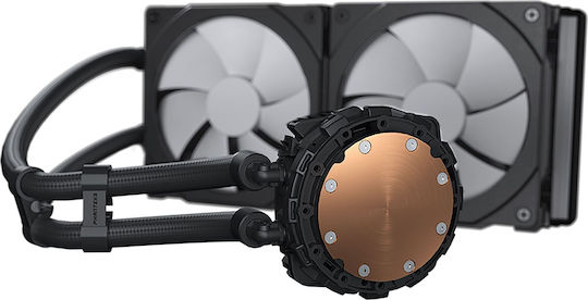 Phanteks Glacier One 280MPH Υδρόψυξη AIO CPU με 2 Ανεμιστήρες 140mm και RGB Φωτισμό