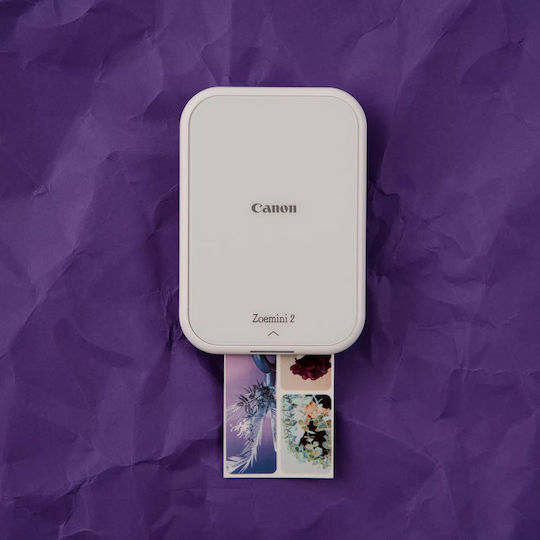 Canon Zoemini 2 Bundle Zink Εκτυπωτής για Φωτογραφίες με Bluetooth White