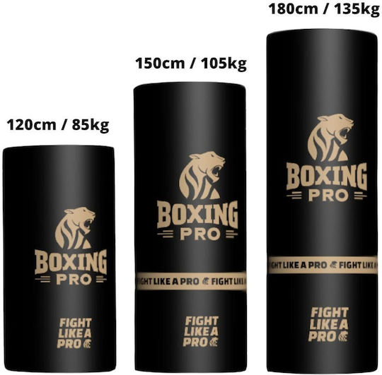 Boxing Pro King Σάκος Μποξ Γεμάτος Μαύρος