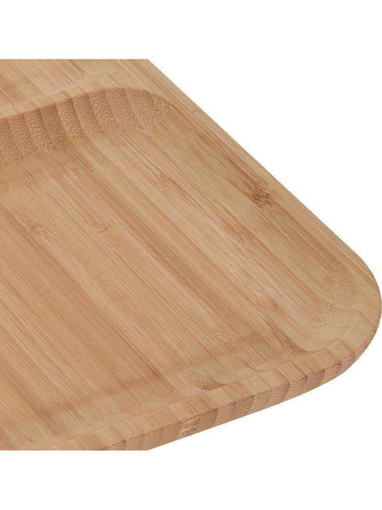 Ξύλινη Ορντεβιέρα 4 Θέσεων Καφέ Π30xΜ30xΥ1.8cm