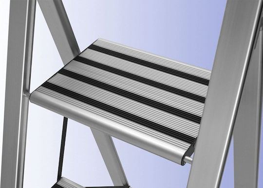 Wenko Ladder Aluminum with 4+1 Steps 144cm