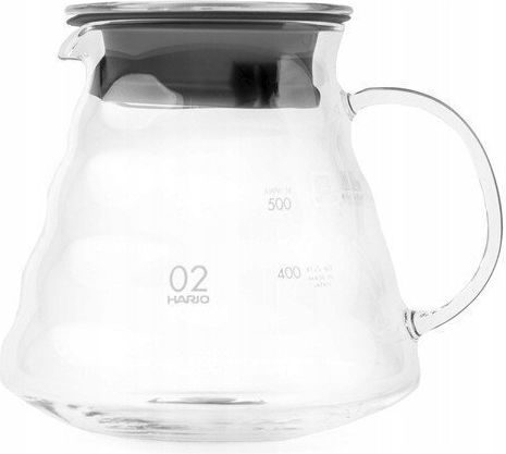 Range Server 600ml Clear – Γυάλινη Κανάτα Ανθεκτική Στη Θερμότητα Hario V60 21028