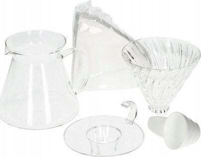 Glass Brewing Kit – Glass Coffee Dripper & Hario V60 Carafe Set 21023 00031570