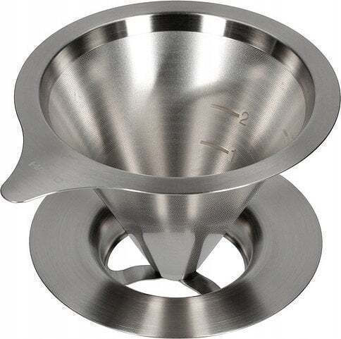 Hario Double Mesh Metal Капкомер за кафе Неръждаема стомана Inox 148x123x96мм