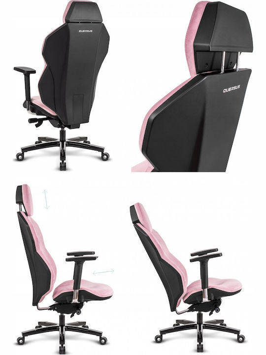 Quersus ICOS.1.2 Gaming Stuhl mit verstellbaren Armlehnen Pink Flamingo