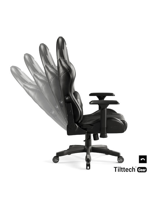 Diablo X-Ray King Size XL Scaun Gaming Din piele ecologică cu Brațe Reglabile Neagră