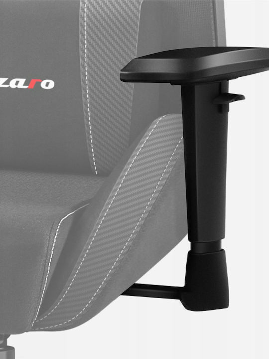 Huzaro Combat 7.6 Fabric Gaming Chair with Adjustable Armrests and RGB Lighting Black