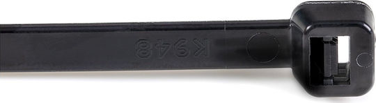 StarTech StarTech Plastic Cable Ties in Black Colour (100 pcs) (CBMZT10B)
