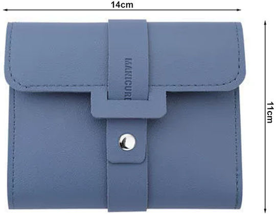 Maniküre-/Pediküre-Set 16 Teile Blaue Tasche 4p-27609