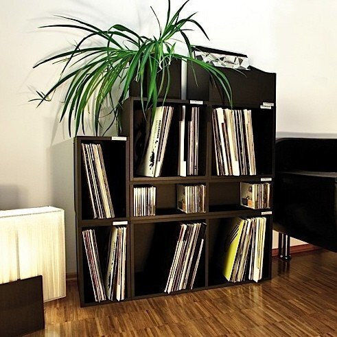 Glorious Record Box 110 Vinyl Stand Black