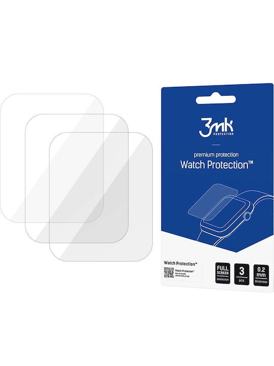 3MK Curved Arc Screen Protector pentru Mi Watch Lite 3buc