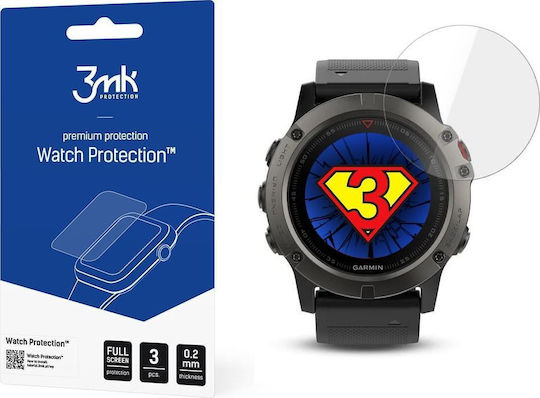 3MK Curved ARC Screen Protector για το Garmin Fenix 5X/5X Plus 3τμχ 28611